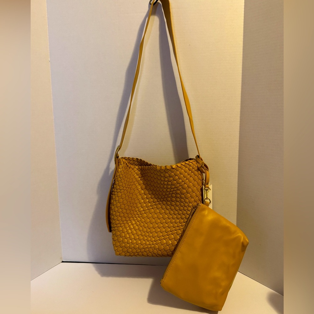 Antik Kraft Stylish Tan Woven Shoulder Bag